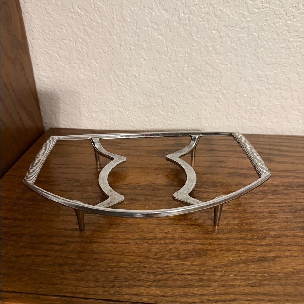 Vintage Corning Ware P-11-M-1 Chrome Casserole Trivet/Cradle